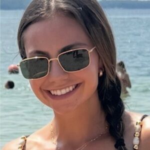 Ray-Ban Gold Frame Sunglasses